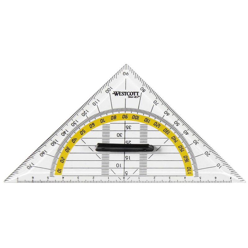 WESTCOTT Geometrie-Dreieck 16,0 cm  ( E-10133 BP )