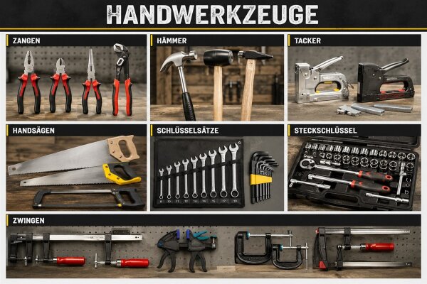 Handwerkzeuge
Handwerkzeuge sind die Grundlage...
