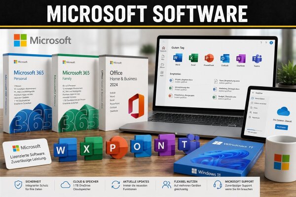 Microsoft Software
Microsoft Software gehört zu...
