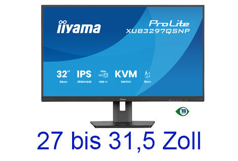 Monitore 27 bis 31,5 Zoll
Monitore mit einer...