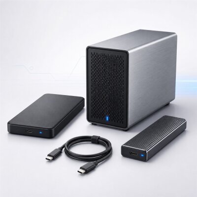 Externe Festplattengeh&auml;use f&uuml;r HDD...