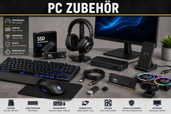 PC-Zubehör – mehr Komfort, Leistung und...