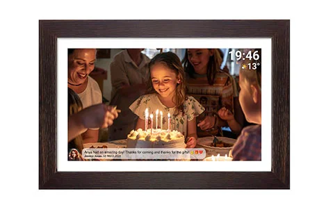 Digitale Bilderrahmen
Erinnerungen stilvoll...