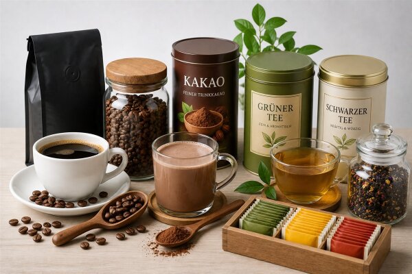 Kaffee, Kakao &amp; Tee
Kaffee, Kakao und Tee...