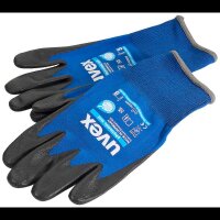 uvex unisex Arbeitshandschuhe phynomic WET blau Größe 8, 1 Paar