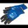 uvex unisex Arbeitshandschuhe phynomic WET blau Größe 9, 1 Paar
