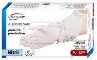 HYGOSTAR unisex Einmalhandschuhe ALLFOOD SAFE weiß...