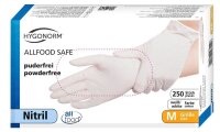 HYGOSTAR unisex Einmalhandschuhe ALLFOOD SAFE weiß...
