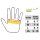 Medi-Inn® unisex Einmalhandschuhe white grip transparent Größe M, 100 St.