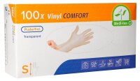 Medi-Inn® unisex Einmalhandschuhe COMFORT transparent...