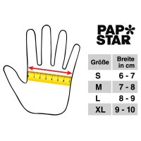 PAPSTAR unisex Einmalhandschuhe LIGHT transparent Größe XL, 100 St.