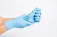 HARTMANN unisex Einmalhandschuhe Peha-soft® blau Größe XS, 150 St.