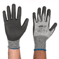HYGOSTAR unisex Schnittschutzhandschuhe Cut Safe grau Größe 10, 10 Paar