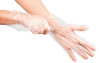 BBE SOLUTIONS unisex Einmalhandschuhe transparent Größe L, 100 St.