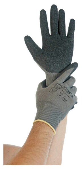 franz mensch unisex Arbeitshandschuhe SKILL grau Größe L, 12 Paar
