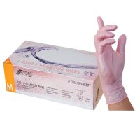NITRAS MEDICAL unisex Einmalhandschuhe GLAMOUR WAVE rosa...