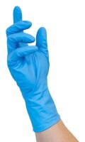 NITRAS MEDICAL unisex Einmalhandschuhe HIGH RISK NITRILE blau Größe M, 50 St.