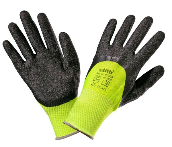 Ulith unisex Arbeitshandschuhe schwarz Größe 10, 1 Paar