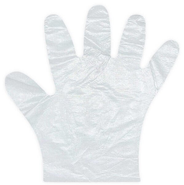Meditrade® unisex Einmalhandschuhe transparent Einheitsgröße, 120 St.