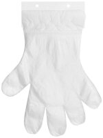 Meditrade® unisex Einmalhandschuhe transparent Einheitsgröße, 120 St.