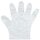 Meditrade® unisex Einmalhandschuhe transparent Einheitsgröße, 120 St.