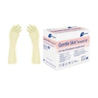 Meditrade® unisex OP-Handschuhe Gentle Skin® Smooth beige Größe 7,5, 50 Paar