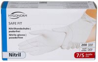 HYGONORM unisex Einmalhandschuhe SAFE FIT weiß Größe S, 200 St.