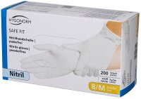 HYGONORM unisex Einmalhandschuhe SAFE FIT weiß Größe M, 200 St.