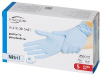 HYGONORM unisex Einmalhandschuhe ALLFOOD SAFE blau Größe S, 250 St.