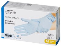 HYGONORM unisex Einmalhandschuhe ALLFOOD SAFE blau...