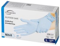 HYGONORM unisex Einmalhandschuhe ALLFOOD SAFE blau...