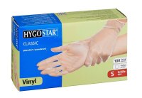 HYGOSTAR unisex Einmalhandschuhe CLASSIC transparent...