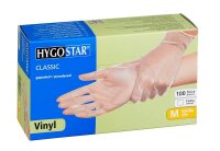 HYGOSTAR unisex Einmalhandschuhe CLASSIC transparent...