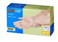 HYGOSTAR unisex Einmalhandschuhe CLASSIC transparent...