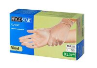 HYGOSTAR unisex Einmalhandschuhe CLASSIC transparent...