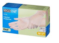 HYGOSTAR unisex Einmalhandschuhe IDEAL transparent...