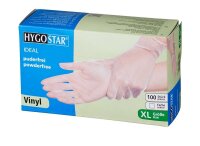 HYGOSTAR unisex Einmalhandschuhe IDEAL transparent...