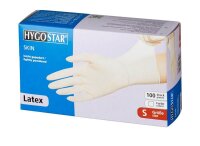 HYGOSTAR unisex Einmalhandschuhe SKIN weiß...