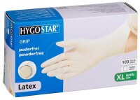 HYGOSTAR unisex Einmalhandschuhe GRIP weiß...