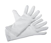 HYGOSTAR unisex Arbeitshandschuhe Blanc weiß Größe 8, 12 Paar