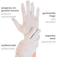 HYGOSTAR unisex Arbeitshandschuhe Blanc weiß...
