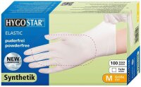 HYGOSTAR unisex Einmalhandschuhe ELASTIC weiß...