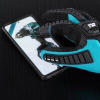 makita unisex Arbeitshandschuhe schwarz Größe 10, 1 Paar