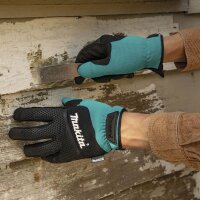 makita unisex Arbeitshandschuhe flexibel blau Größe 9, 1 Paar