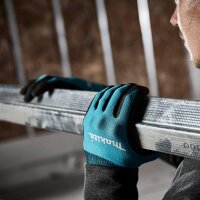 makita unisex Arbeitshandschuhe Nitril blau Größe 8, 1 Paar