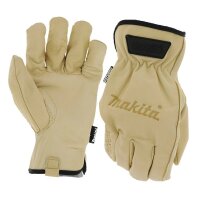 makita unisex Arbeitshandschuhe Leder beige...