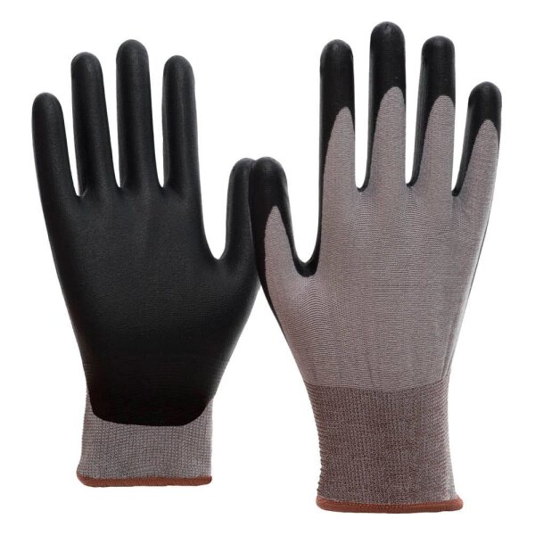 NITRAS SAFETY unisex Arbeitshandschuhe 8720 Skin Clean grau Größe 10, 12 Paar