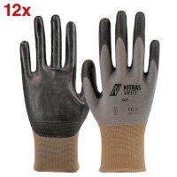 NITRAS SAFETY unisex Arbeitshandschuhe 6225 grau...
