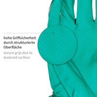 HYGOSTAR unisex Chemikalienschutzhandschuh Professional grün Größe 9, 1 Paar