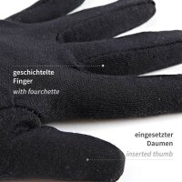 HYGOSTAR unisex Arbeitshandschuhe Nero schwarz Größe 8, 12 Paar